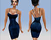 Little Blue Velvet Dress
