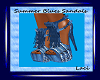~Summer Blues Sandals~
