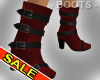 Red Buckle Boots