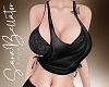 Top Black Tee and Bra