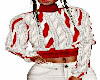 Red White Knit Sweater