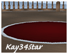 Round Red Rug