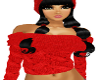 CANDY APPLE RED KNIT TOP