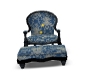 BLUE ARISTOCRACY CHAIR