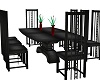 BKG Black Table & Chairs