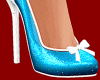 Christmas Blue Heels