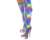 Calf Crystal PVC Boots