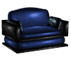 Black/Blue Cuddle Chair
