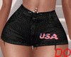 USA BLACK SHORT