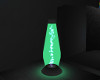Green Lava Lamp.-
