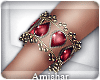 A|M X-Mas Red Bracelets