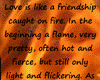 Love Like Fire Sticker
