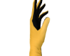 Celeste blk/gold gloves