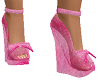 ~P~Glass Wedge Pink