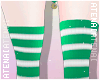 ❄ Green Santa Socks