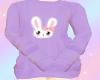 Purple Bunny Sweater♥
