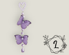 L. Cary earrings purple