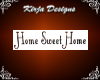 kd~home sweet sign