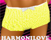 HL RUFFLED PANTIES YLW