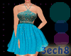 Blue Prom Sparkle Dress