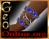 Geo VanityBlue Bracelet1