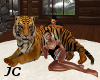 JC~ Tiger Cuddles 2 pose