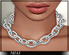 !M! Chain Necklace silv