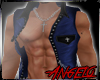 (A) Punk Vest Dark Blue