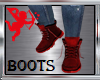 DC.. BOOTS  RED  MALE