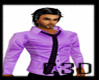 C3D-Purple Shirt -Tie