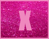 Pink Letter X