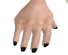 black glittery nails 
