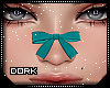 D|Teal Nose Bow