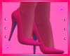 Pink Net Heels