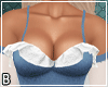 Denim Ruffle Top