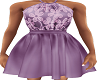 Lilac Daisy Halter Dress