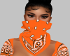 Orange Bandana mask