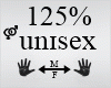 𝓦Size Hand 125%𝓦