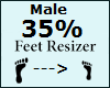 Feet Scaler 35% Male
