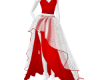 robe rouge et blanche