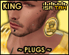 ! King - Gold Plugs