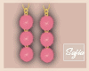 S | Earrings Fur Pink