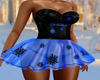 FG~ Blue Snowflake Dress