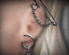 silver earrings set