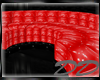 D:Red PVC Nautilus Sofa