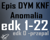 Epis DYM KNF - Anomalia