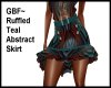 GBF~ Abstract Teal Skirt