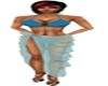 **Teal Bikini/Sarong**