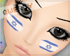 !Q! Israel Face Paint