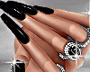 E* Black Nails + Ring